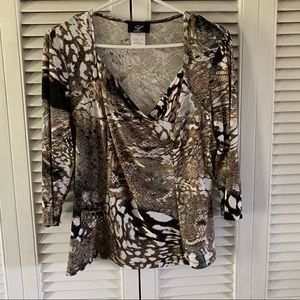 Libra Snake Pattern Top